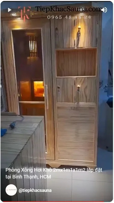 Phòng Xông Hơi Khô gia đình chị Bé, Bình Thạnh - TpHCM