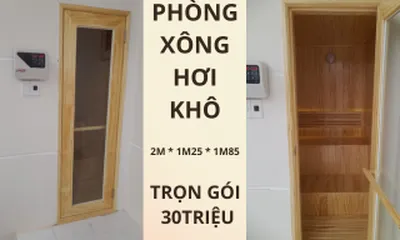 Thiết kế lắp đặt Phòng Xông Hơi Khô theo yêu cầu cho anh Khánh, Bến Tre