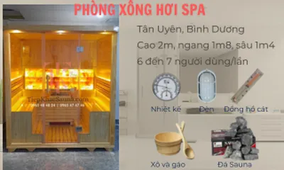 Bàn giao Phòng xông hơi SPA tại Tân Uyên, Bình Dương
