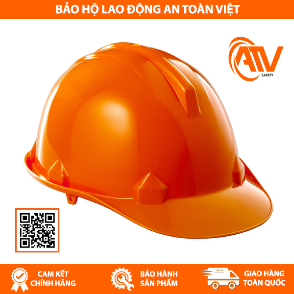 Sản phẩm mũ bảo hộ Blue Eagle HR36 màu cam bắt mắt