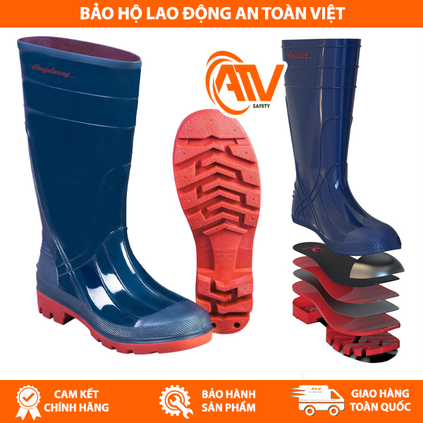 Ủng Bảo Hộ Thùy Dương Mũi - Đế Thép SS1065 thân ủng nhựa PVC