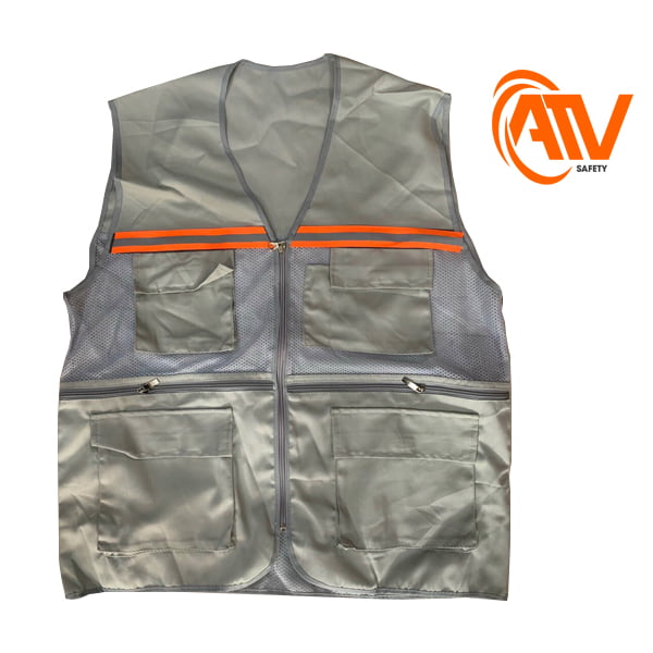 Áo ghi lê kỹ sư Xám đa năng