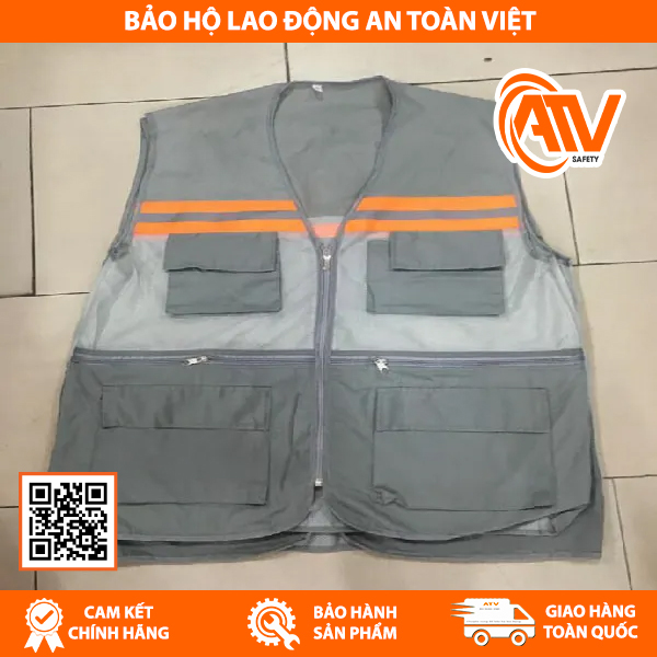 Áo phản quang vải 65/35 bền bỉ