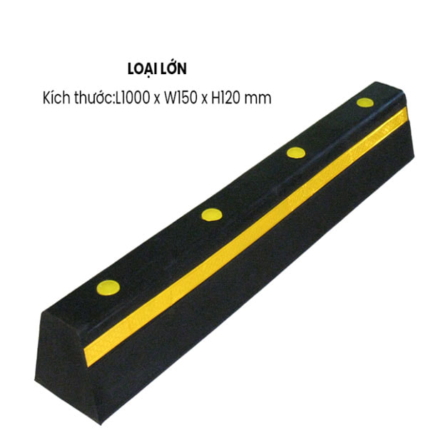 chặn bánh xe hơi cao su kích thước lớn