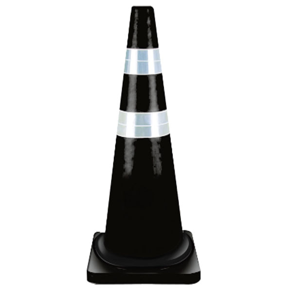 Cọc chóp chuyên dụng màu đen phản quang trắng