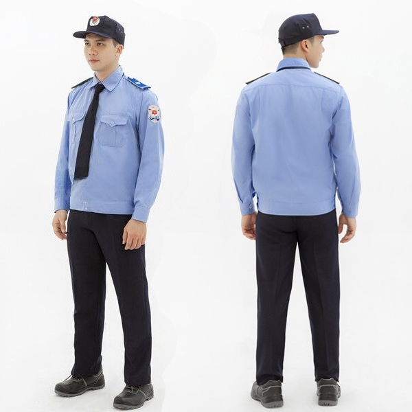 đồng phục bảo vệ bv03 dày dặn
