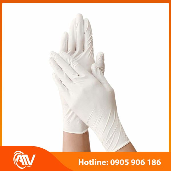 Găng Tay Y Tế Không Bột Latex Sritrang 5.5 Gr được thiết kế ôm sát tay