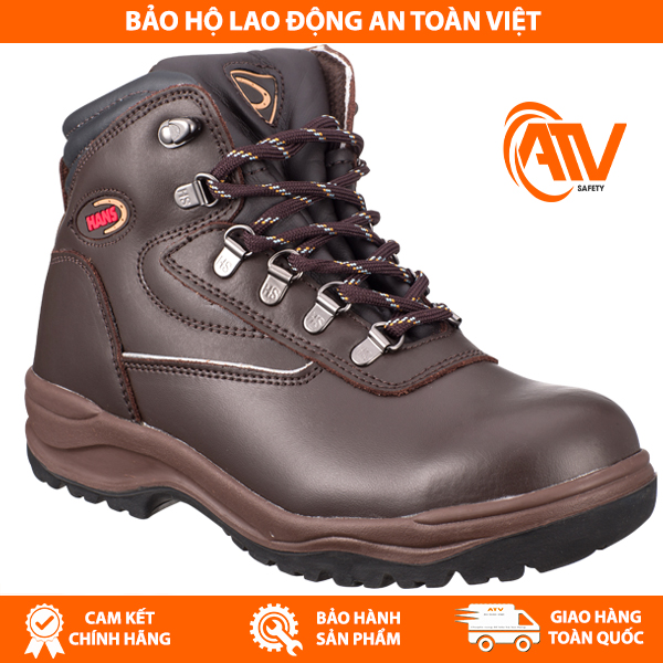 Giày bảo hộ Hans HS-05-2-Sherpa có chất liệu da chất lượng