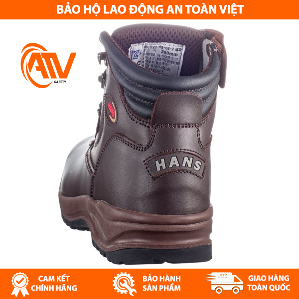 Gót giày Giày Hans HS-05-2-Sherpa bảo hộ