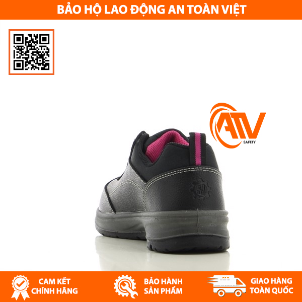 Giày bảo hộ Jogger Bestgirl màu đen hồng nữ tính