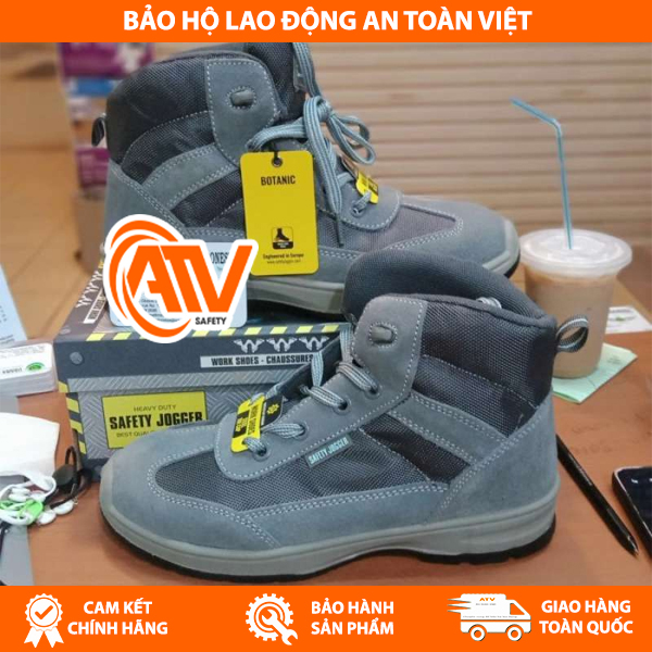 Giày Bảo Hộ Jogger Botanic S1P Cổ Cao