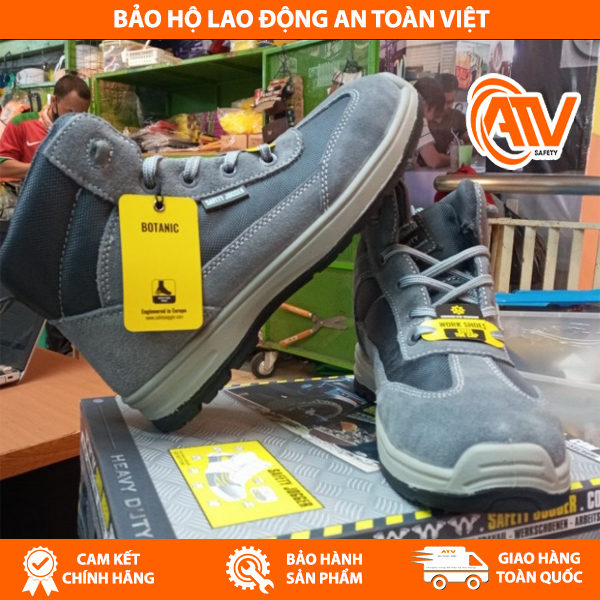 Giày Bảo Hộ Jogger Botanic S1P Cổ Cao