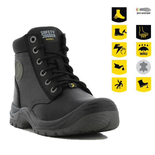 Giày bảo hộ Jogger Dakar S3 - Màu đen