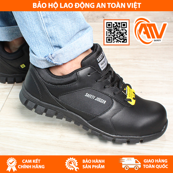Giày Bảo Hộ Jogger Komodo Da đen bóng