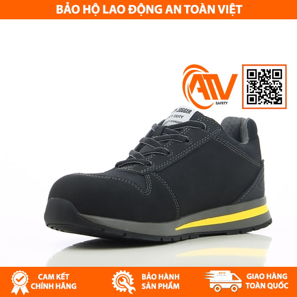 Giày Bảo Hộ Jogger Turbo S3 thiết kế hiện đại màu đen vàng