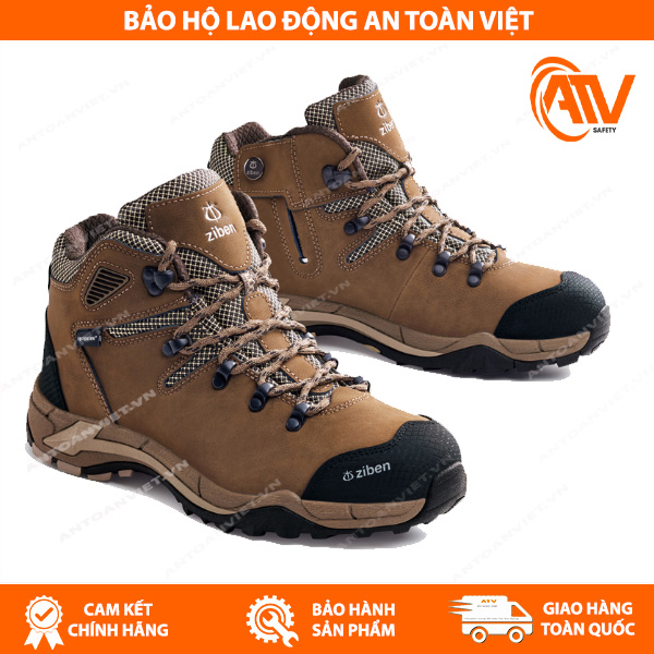 Giày Bảo Hộ Ziben 186 Cao Cổ