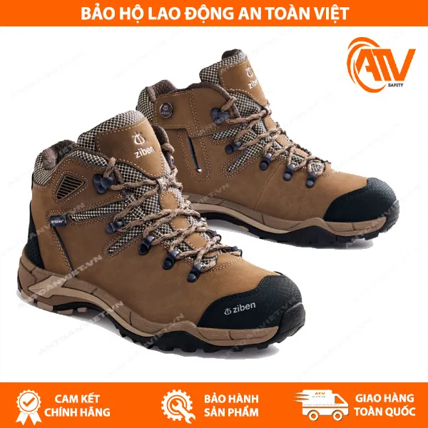 Giày mũi thép bảo hộ Ziben 186