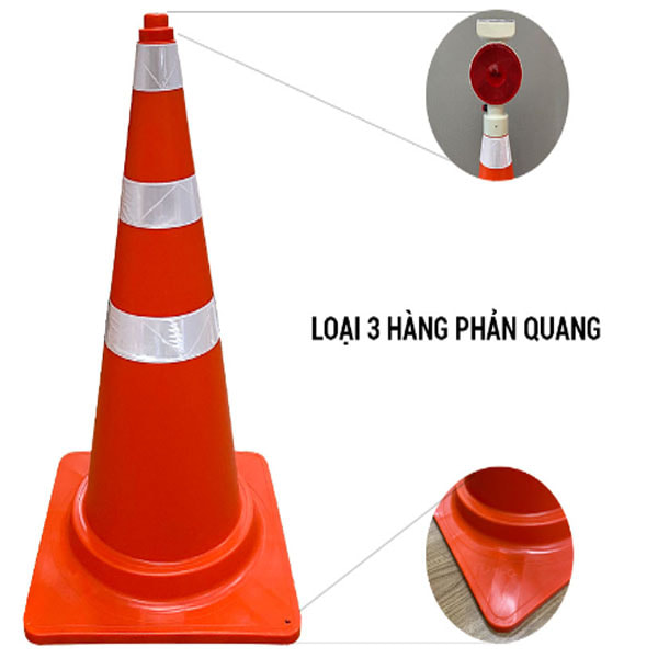 Cọc tiêu giao thông hình chóp