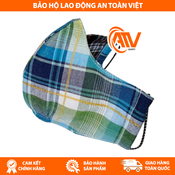 Khẩu trang vải 2 lớp dày dặn