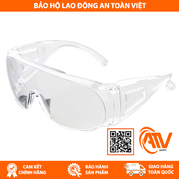 Kính bảo hộ kính cận Deltaplus Piton 2 màu trong suốt An Toàn Việt