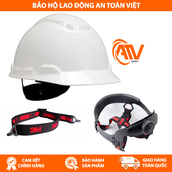 Mũ bảo hộ 3M H701R thiết kế nhẹ và đảm bảo tối ưu cho người sử dụng