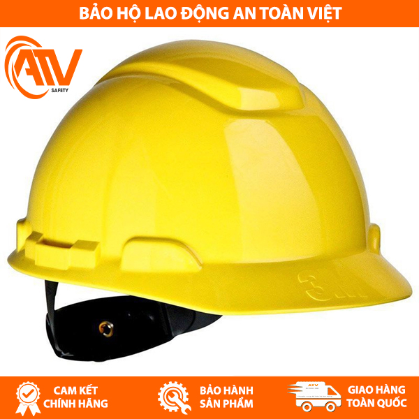 Mũ bảo hộ 3M H702R màu vàng không lỗ thoáng khí