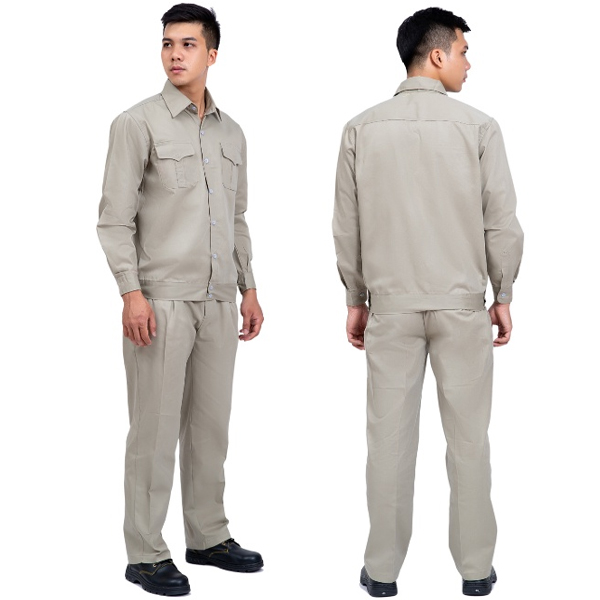Quần Áo Bảo Hộ DN06 sử dụng chất liệu vải kaki liên doanh