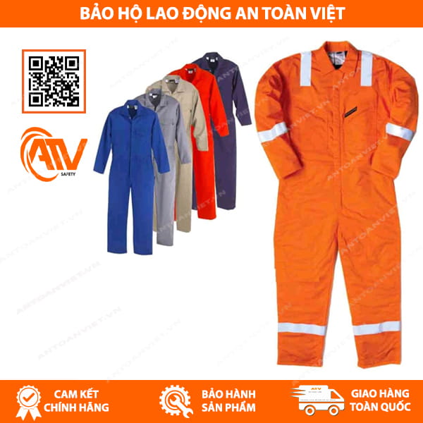 Quần Áo Bảo Hộ Liền Quần Vải Kaki Hàn Quốc