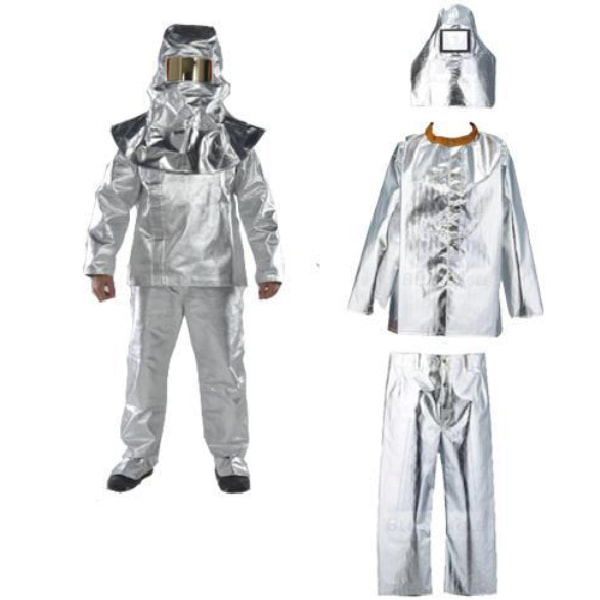 Quần áo chống nóng chịu nhiệt tráng bạc