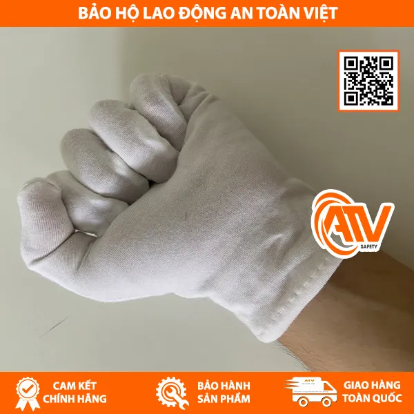 Găng Tay Vải Thun Cotton