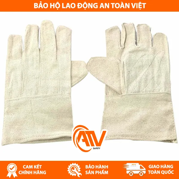 Găng Tay Vải Bạt 9