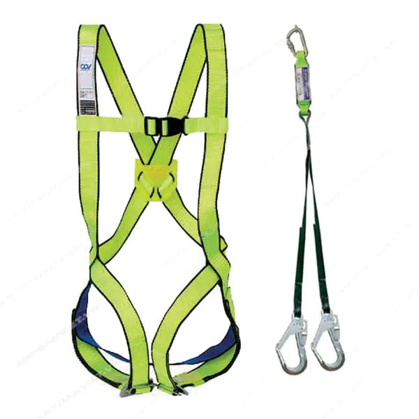Dây Đai An Toàn Toàn Thân A2 Với Dây Nối Giảm Sốc 2 Móc Nhôm