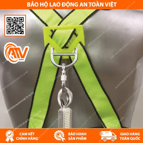 Dây Đai An Toàn Toàn Thân A2 Với Dây Nối Giảm Sốc 2 Móc Nhôm