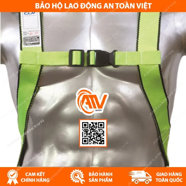 Dây Đai An Toàn Toàn Thân COV Khóa Sắt 2 Móc Sắt