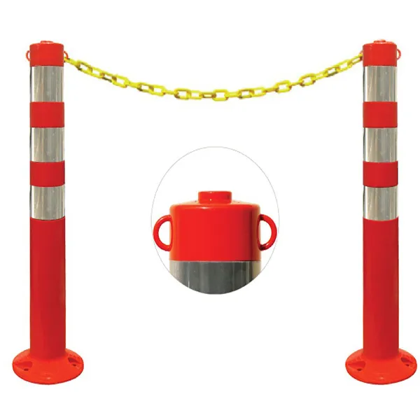Cọc Tiêu Hình Trụ Có Dây Xích