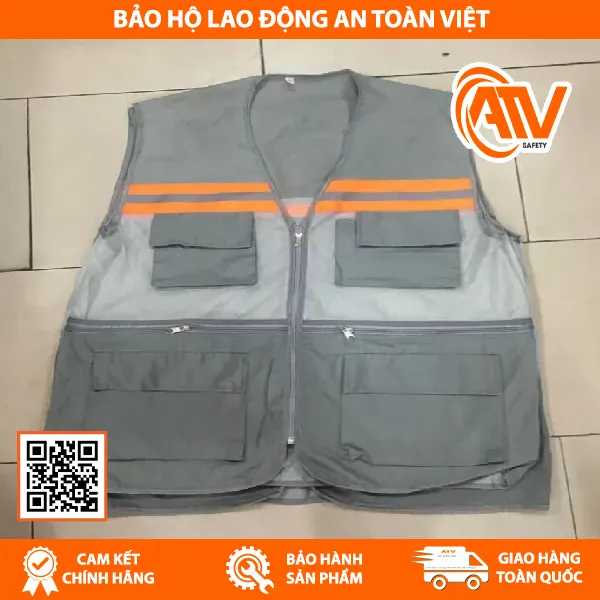Áo Phản Quang Vải 65/35