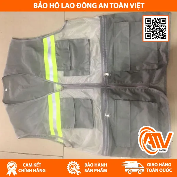 Áo Phản Quang Vải 65/35