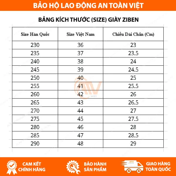 Giày Bảo Hộ Ziben 213