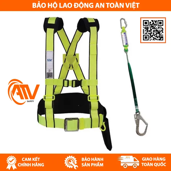 Dây Đai An Toàn Bán Thân COV Loại 1 Móc Lớn