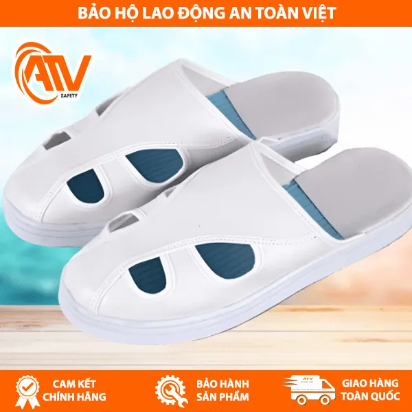 Dép Phòng Sạch 4 Lỗ ESD