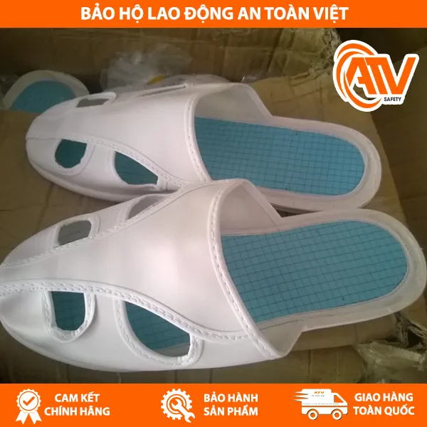 Dép Phòng Sạch 4 Lỗ ESD