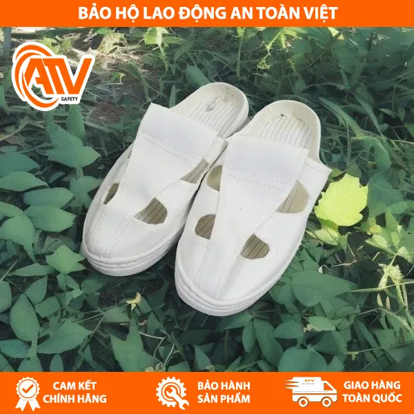 Dép Phòng Sạch 4 Lỗ ESD