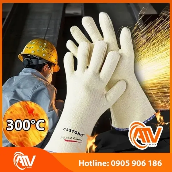 Găng Tay Chịu Nhiệt 300 Độ C Castong NFFF35-33