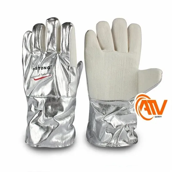 Găng Tay Chịu Nhiệt 300 Độ C Castong NFRR15 - 34 Tráng Bạc