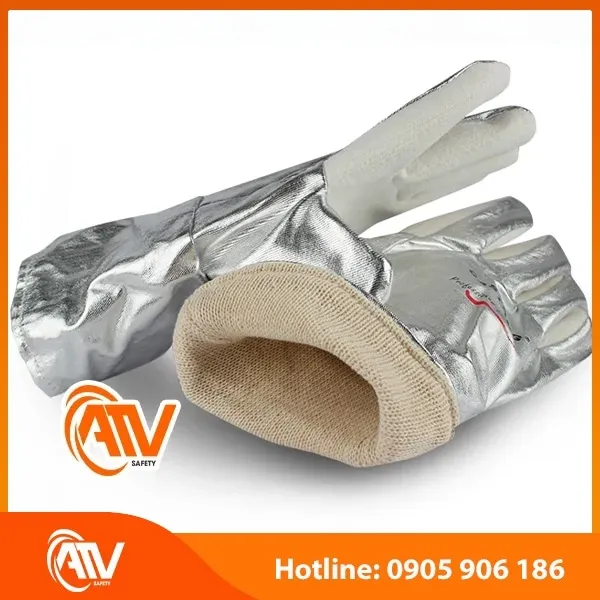 Găng Tay Chịu Nhiệt 300 Độ C Castong NFRR15 - 34 Tráng Bạc