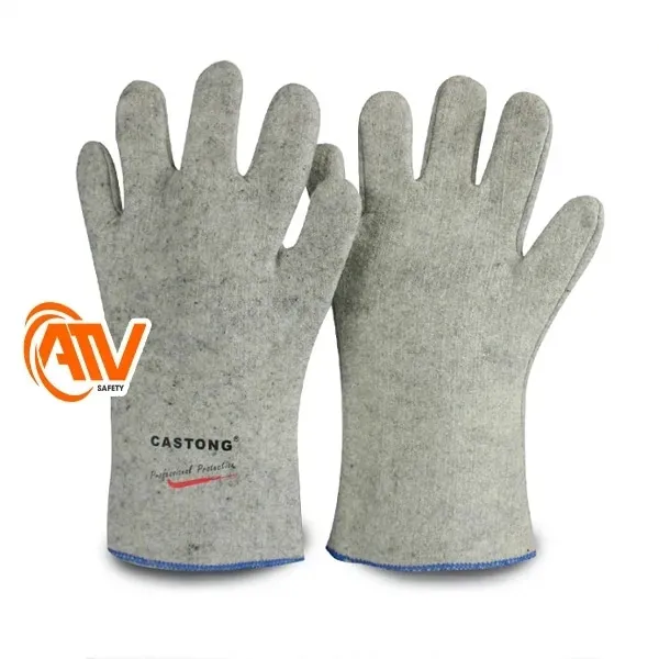 Găng Tay Chịu Nhiệt 300 Độ C Màu Xám Castong GKKK35-33