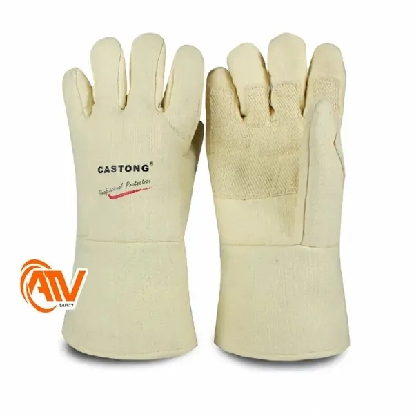 Găng Tay Chịu Nhiệt 500 Độ C Castong ABY-5T-34 Vàng