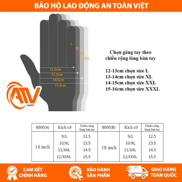 Găng Tay Chịu Nhiệt 500 Độ C Super Neoprene
