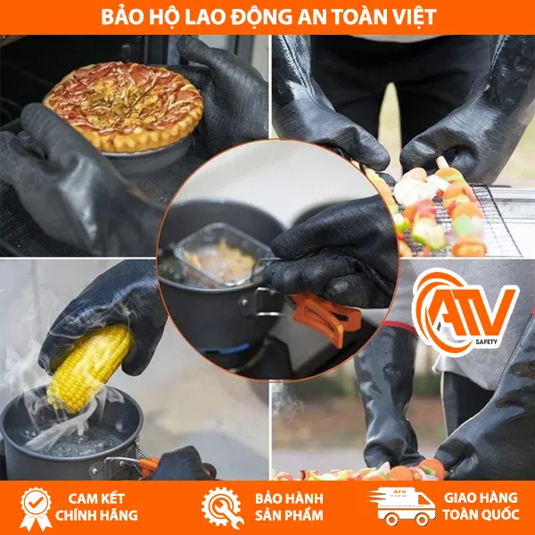 Găng Tay Chịu Nhiệt 500 Độ C Super Neoprene