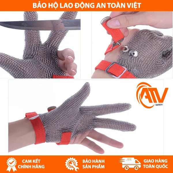 Găng Tay Chống Cắt 3 Ngón
